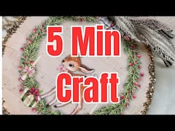 5 min Craft Project Your gonna want make this #printables #christmasdecor #christmasinjuly