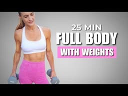 25 Min SWEATY Full Body Strength & Cardio Workout