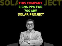 Company Signs PPA for SOLAR project