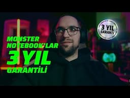 Monster Notebook'larda 3 Yıl Garanti Fırsatı!