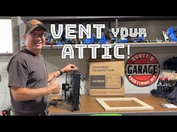 Garage Attic Ventilation: HG Power 14" Louvered Exhaust Fan