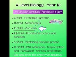 Great Value A-Level Biology Tutoring Every Week!