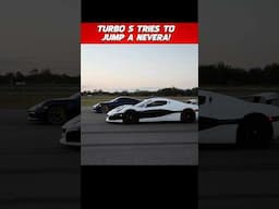 Porsche Turbo S owner tried me in the 1,914 horsepower Rimac Nevera