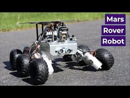 Mars Rover Robot Replica using ESP32 CAM & Arduino with Rocker Bogie System