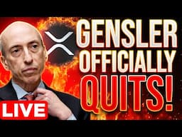 Gary Gensler OFFICIALLY RESIGNS!!!🚨🚀LIVE Crypto Market Update