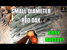 SMALL DIAMETER RED OAK #FIREWOOD