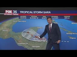 Tropical Storm Sara update: System to dissipate over Mexico, eliminating Florida threat