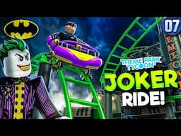 I Built a JOKER ROLLER COASTER! | Movie Park: Heroes X Villains • #7