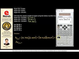 CHEMISTRY | PROBLEM 002 | ATOMIC WEIGHT CALCULATION BASED ON ISOTOPE ABUNDANCE | STEM STRAND