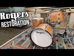 Restoring a 1960's Rogers Holiday Drum Set