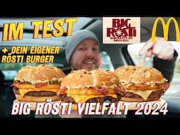 McDonald’s: Big Rösti Klassik, Raclette & Spicy im Test & Mach deinen eigenen Rösti-Burger!