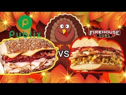 BATTLE of the Thanksgiving Turkey Subs!!