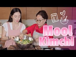 We are Back! 😘 Today's Korean recipe is Mool Kimchi for a non spicy, refreshing treat ❣️