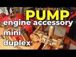 I add a duplex pump to my 1cc sideshaft engine: FULL BUILD- kit PUMP P71 #Microcosm #OKMOmodels