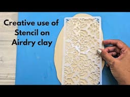 Ceramic style vase using Airdry clay, Creativecat, art and craft, diy