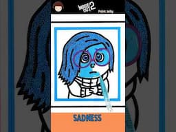 Inside Out 2 | SADNESS & Jelly Painting, Inside Out 2' Emotions #insideout2 #Stickers