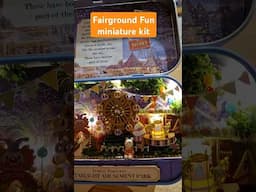 Fairground Fun! 🎠🎡🎠🎡#miniature #mini #tinyscene similar to #roilife #diorama