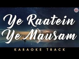 YE RAATEN YE MAUSAM - KARAOKE || Unplugged | Kishore Kumar | Asha Bhosle | Old Hit Songs