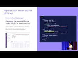 SQL+Vector: Empower AI Apps With Relational Vector Database, Dr. Cheng Tai, CEO, MyScale