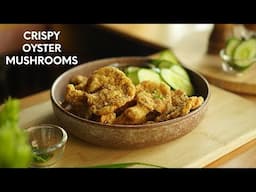 How to cook Crispy Oyster Mushrooms | Air Fryer Crispy Mushroom Recipe