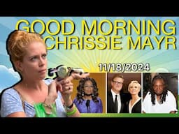 Good Morning Chrissie Mayr! Morning Joe VS Trump! Oprah Paid 2.5M! Whoopi & Bakery