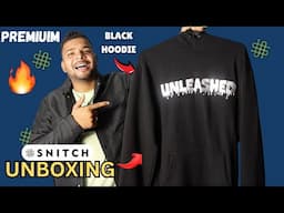 Snitch Black Hoodie | Unboxing & Review | Best Plain hoodie for men online