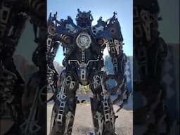 Huge Life Size Transformers Statues on Las Vegas Blvd!