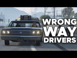 GTAV FiveM Civilian/Criminal Roleplay - Silver Lining Roleplay - Wrong Way Drivers!