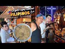 Cooking 400 PANCIT Bihon! 🇵🇭 | احتفال جوا المقبرة؟ 😱