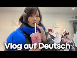 German-Only Vlog Ep.21🇩🇪  | A Day Speaking Only in German | My Hero Academia fan day [ENG & DE Subs]