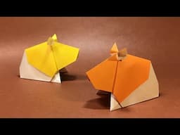 Origami Animals / Hamster/ Mica's Paper Craft Channels