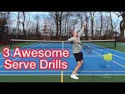 How To FINALLY Get Rid of Your WAITER’S TRAY Serve (3 Easy Tennis Drills)