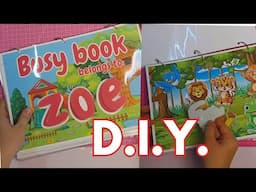 DIY | how to make a busy book at home