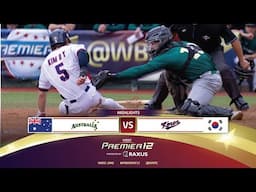 HIGHLIGHTS | Game 28 Australia vs Korea | WBSC Premier12 2024 presented by RAXUS