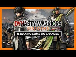 Dynasty Warriors: Origins Is Making Some BIG Changes