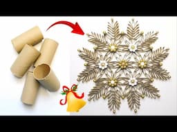 Gorgeous Christmas Decoration Idea ✨ Cheap and Smart Crafting 💚 Easy Toilet Paper Roll Reuse DIY