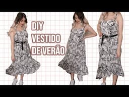 Vestido fácil para o ano novo | Parceria amigas que fazem a moda | Passo a passo de costura