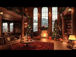 Relaxing Instrumental Christmas Music & Fireplace - Cozy Christmas Ambience