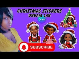 How to Design Christmas Stickers with Canva Dream Lab