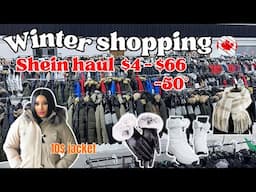 Winter clothes shopping in Canada | $10 HIGH QUALITY winter jacket | Shein Shopping  spree & Haul