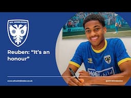 💬 "It's an honour to sign for this club" | Reuben Amissah turns pro 🟡🔵