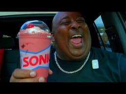 Sonic Red Velvet Shake CHUG Challenge Gone WILD!