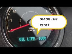 GM OIL LIGHT RESET (COBALT)