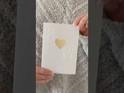 EASY Personalised Card with Cricut | Transfer vinyl WITHOUT damaging card! #cricuttips #shorts