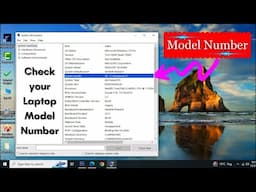 How to Check Laptop Model Number | How to Find Laptop Model (Check Model of Laptop)