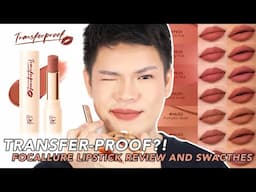 AFFORDABLE TRANSFERPROOF LIPSTICK UNDER 200 PESOS?! TRYING NEW FOCALLURE MAKEUP | Kenny Manalad