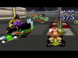 CTR Speedrun but the AI are Humans trying to troll me