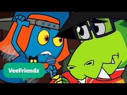 Epic Rap Battle! Fairy Vs. Dinosaur! @VeeFriendsCartoons | Fun Cartoons for Kids