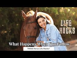 What Happens When You Follow THESE Horse Life Hacks?