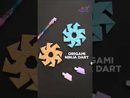 Origami Ninja Dart | Spinning Dart | Easy Origami | Origami Paper Dart | Shorts | @VENTUNOART